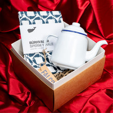 Hlaða mynd inn í gallerískoðara, Gjafapakki - Emaleraður Teketill og Fiskastykki