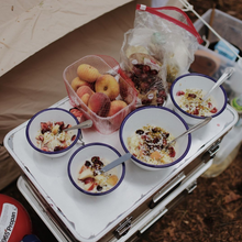 Hlaða mynd inn í gallerískoðara, Emalerað Falcon matreiðslusett