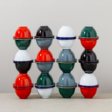 Hlaða mynd inn í gallerískoðara, Emaleruð Falcon smáskál