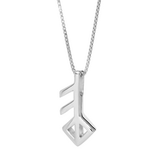 Hlaða mynd inn í gallerískoðara, Alrún silfur hálsmen - ÁST