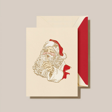Hlaða mynd inn í gallerískoðara, Crane Jólakort. - Hljóðlátur Jólasveinn