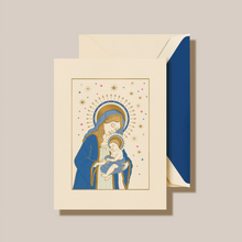 Hlaða mynd inn í gallerískoðara, Crane Jólakort. - María Mey með Jólabarnið