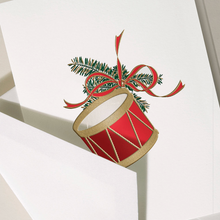 Hlaða mynd inn í gallerískoðara, Crane Jólakort. - jólatromma