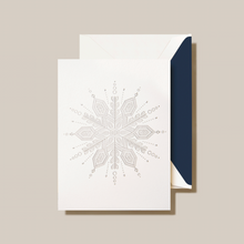 Hlaða mynd inn í gallerískoðara, Crane Jólakort. - Snjókorn