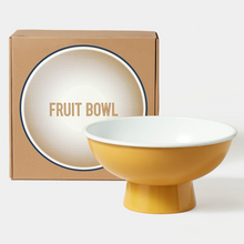 Hlaða mynd inn í gallerískoðara, Emaleruð Falcon Skál á fæti