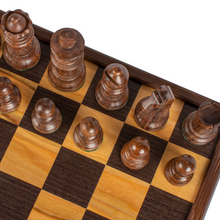 Hlaða mynd inn í gallerískoðara, Manopoulos Taflborð og Taflmenn (27mm reitir)