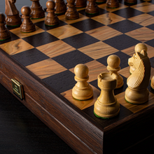 Hlaða mynd inn í gallerískoðara, Manopoulos Taflborð og Taflmenn (35mm reitir)