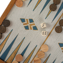 Hlaða mynd inn í gallerískoðara, Manopoulos turkis Taflborð og Kotra (Backgammon) sett