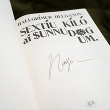 Hlaða mynd inn í gallerískoðara, Bóka Gjafapakki - Sextíu kíló af sunudögum eftir Hallgrím Helgason . ÁRITUÐ.