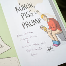 Hlaða mynd inn í gallerískoðara, Bóka Gjafapakki - Kúkur, piss og prump eftir Sævar Helga Bragason. ÁRITUÐ.