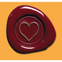 Hlaða mynd inn í gallerískoðara, Herbin stimpill fyrir vax innsigli. - Hjarta.