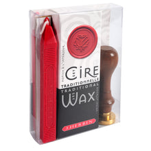 Hlaða mynd inn í gallerískoðara, Herbin innsigli, stimpill og vax. - Rós.