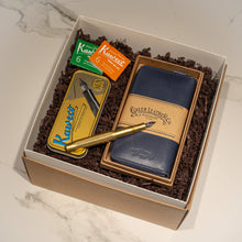 Hlaða mynd inn í gallerískoðara, Gjafapakki - Kaweco Brass Blekpenni og Pennaveski