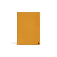 Hlaða mynd inn í gallerískoðara, Karst A5 stílabækur úr steinapappír. - Tvær bækur, línustrikuð og með auðum síðum, Gular.