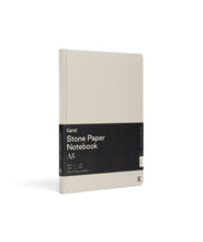 Hlaða mynd inn í gallerískoðara, Karst A5 stílabók úr steinapappír. - Harðspjalda með punktum, Hvít.