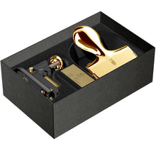 Hlaða mynd inn í gallerískoðara, El Casco Gjafasett. 23 kt. Gull & Svart