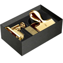 Hlaða mynd inn í gallerískoðara, El Casco Gjafasett. 23 kt. Gull.