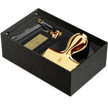 Hlaða mynd inn í gallerískoðara, El Casco Gjafasett. 23 kt. Gull & Svart