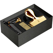 Hlaða mynd inn í gallerískoðara, El Casco Gjafasett. 23 kt. Gull & Svart