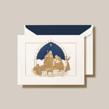 Hlaða mynd inn í gallerískoðara, Crane Jólakort. - Jólanótt.