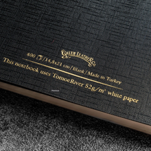 Hlaða mynd inn í gallerískoðara, A5 Galen Leather stílabók með 52 gsm Tomoe River pappír