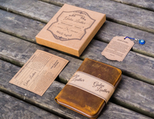 Hlaða mynd inn í gallerískoðara, Galen Leather pennaveski fyrir fimm penna.