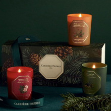 Hlaða mynd inn í gallerískoðara, Carrière Frères hátíðarkerti - Gjafakassi, 3x 70gr
