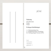 Hlaða mynd inn í gallerískoðara, Dagatal fyrir árið 2023. - Áfylling.