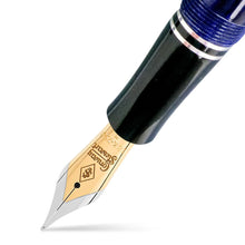 Hlaða mynd inn í gallerískoðara, Conway Stewart Blár Stardust Blekpenni.