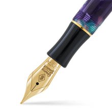 Hlaða mynd inn í gallerískoðara, Conway Stewart Duro Azure Sægræn-fjólublár Blekpenni.