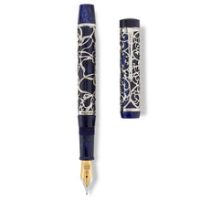 Hlaða mynd inn í gallerískoðara, Henry Simpole Chatsworth Blue Stardust Blekpenni.