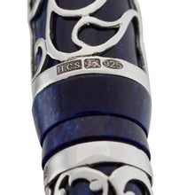 Hlaða mynd inn í gallerískoðara, Henry Simpole Chatsworth Blue Stardust Blekpenni.