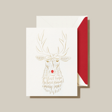 Hlaða mynd inn í gallerískoðara, Crane Jólakort. - Hreindýr.
